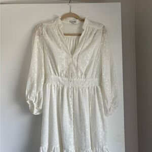 Baltic Born White Boho Mini Dress